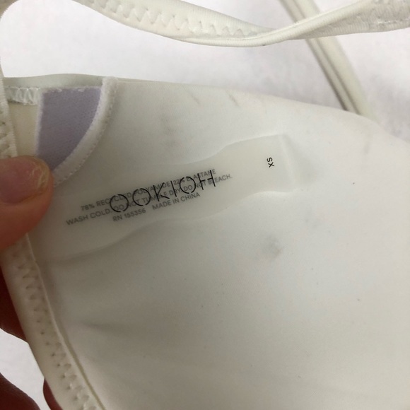 Ookioh Swimwear Santos Triangle Bikini Top XS - Picture 9 of 10